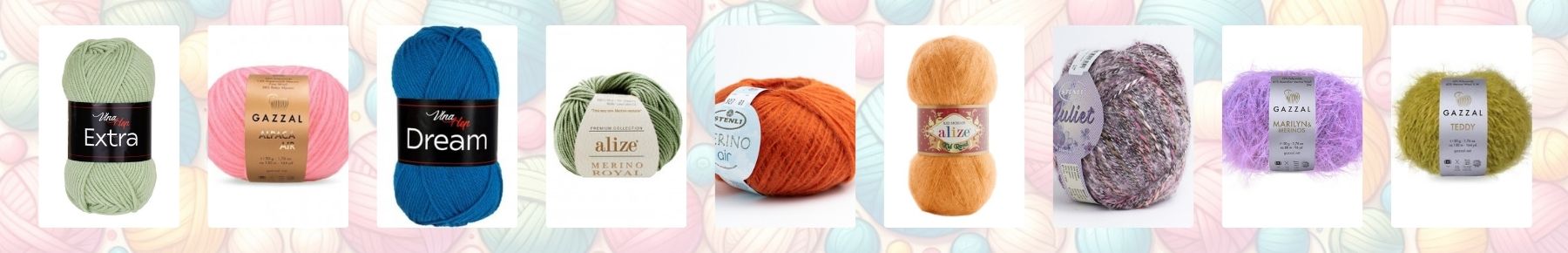 Příze na pletení a háčkování merino